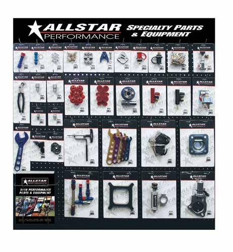 Part No: ALL072 Drag Race Includes 33 items selected for fast and frequent sales. Fits within a 4' x 4' area. Attractive packaging designs. Picture shown represents the recommended layout.
