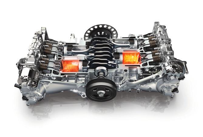0L 4-cylinder SUBARU BOXER engine linked to a 13.5-horsepower electric motor and a Lineartronic Continuously Variable Transmission (CVT).