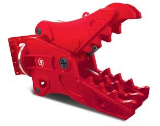 JMS - Series (Cutting Shear) JMS-Series are excavator-mounted attachments to cut H-beams and any type of scraps.