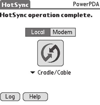 Figure 12 Figure 13 5. Be sure the sync cable is connected between your PC and your Banks PowerPDA.
