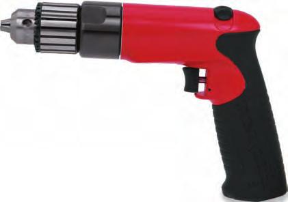 Variable speed trigger for added control 1/2" and 3/8" Capacity Drills Specifications PDR5000A PDR3000A Chuck Size, 1/2 (13) 3/8 (10) Rated Power, hp (kw) 0.45 (.
