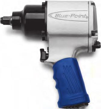 Powerful twin hammer clutch Reverse bias motor provides additional breakaway torque Built-in power regulator Molded ergonomic handle improves grip AT123B AT555B 2" Long Anvil (L) AT570 1/2" Drive.