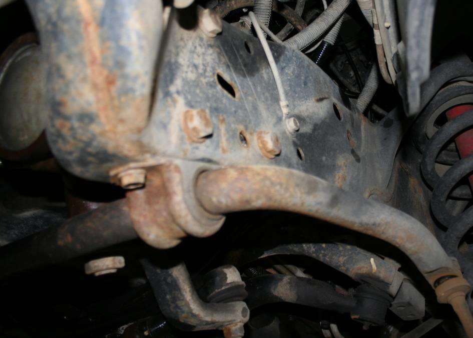 1 August 2017 1032011-1994-2002 Dodge Adjustable Track bar with Relocation Bracket 9 You should be able to remove the track bar now.