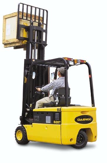 Built to last, and easy to maintain Daewoo three-wheel electric lift trucks are field-proven for long life, low down time and easy maintenance Controller Daewoo s Micro-control panel is a