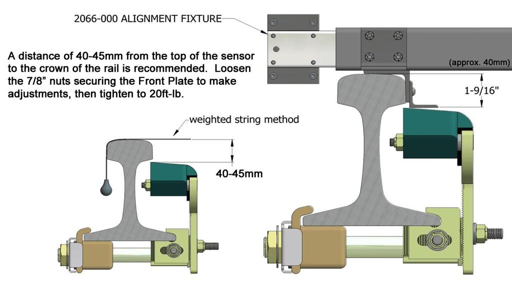 Installation of Transducer Assembly Vertical Adjustment