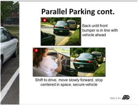 44: Entering a Parallel Parking Space a.
