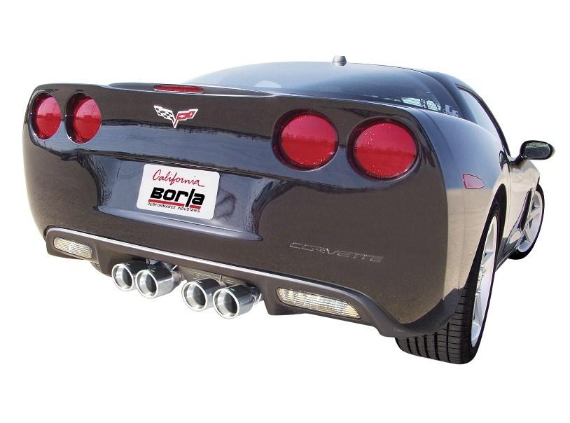Exhaust System Installation for Chevrolet Corvette C6 PN-140128 and 140131 These instructions have been written to help you with the installation of your Borla Performance Exhaust System.