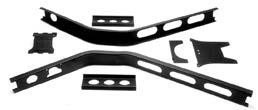 14 1935-1940 Frame and Suspension Parts REPLACEMENT X-MEMBER KIT Formed channel X-member gives excellent rigidity for fiberglass or steel bodies.