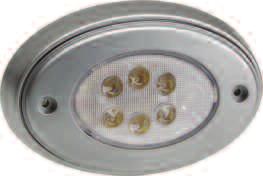 Pre-wired and can be flush mounted or surface mounted with the use of the supplied spacer.