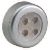 COURTESY LAMPS 87610 10 30 Volt L.E.D Courtesy Lamp with White Face Plate and Mounting Spacer Features L.E.D output and reliability.