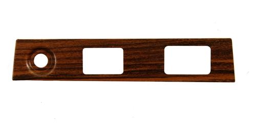 first time offered as part of a complete line of matching rosewood interior components: Dash, instrument panel and floor console plates.