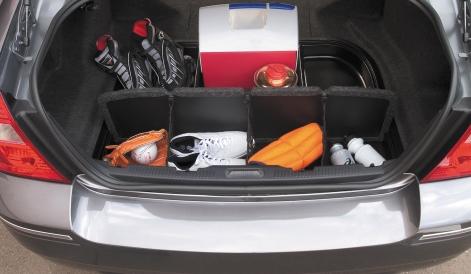 Trunk Cargo Net Keep packages and other loose items from spilling in your vehicle.