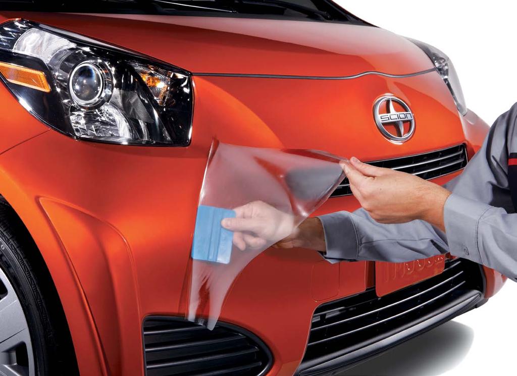 Paint Protection Film Like a clear suit of armor, Genuine Scion Paint Protection Film 2 helps guard your vehicle from road debris that can