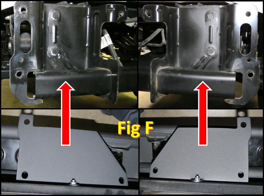 Align the bumper so that it sits straight in relation to the