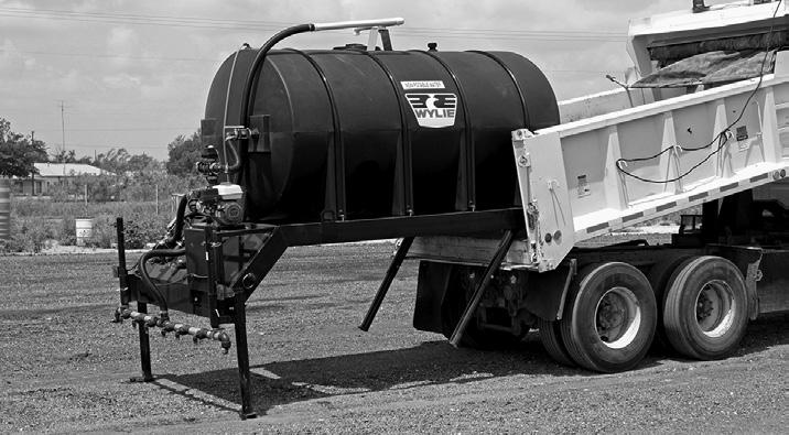 Loading Auto-Skid Into Dump Truck The 1,000 gallon Auto-Skid can be loaded into many single axle trucks, while the 1,025, 1,250 and