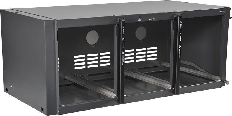 Half-Size Dimensions (H x W x D) 154 x 287 x 440 mm (6.1 x 11.3 x 17.3 in) Equipment Description Three-Module Workstation 579483 (8131-00) feet to protect the bench top.