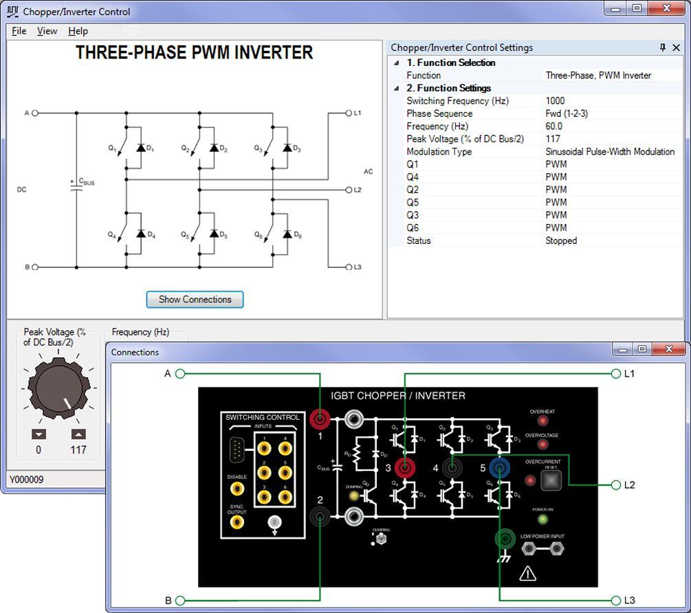 Single-Phase AC Power Electronics (86359) The Single-Phase AC Power Electronics course introduces the student to power electronic circuits (rectifiers and inverters) used to perform ac/dc power