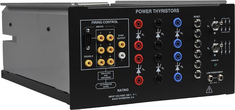 Thyristor Power Electronics (86363) The Thyristor Power Electronics course introduces the student to the power diode and thyristor, two electronic components used to control very large amounts of