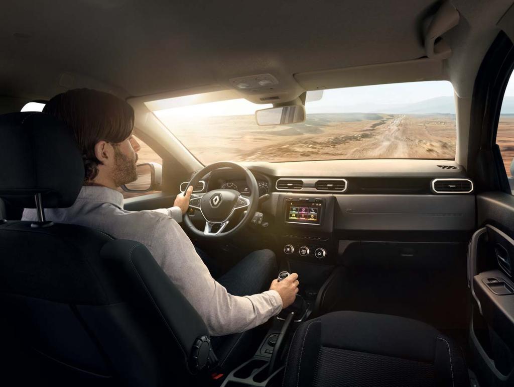 A cabin designed for you The interior of All-new Renault Duster reflects its generous,