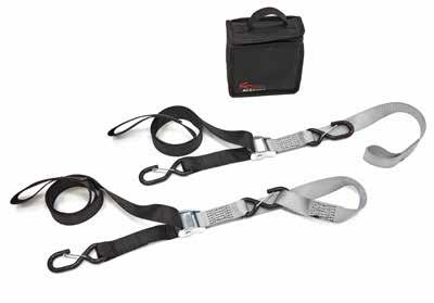 Ratchet Kit Heavy-Duty The Acebikes Ratchet Kit Heavy-Duty is perfect for securing any type of motorcycle. NEW The solid plasticized hooks are provided with resilient locking clips for extra security.