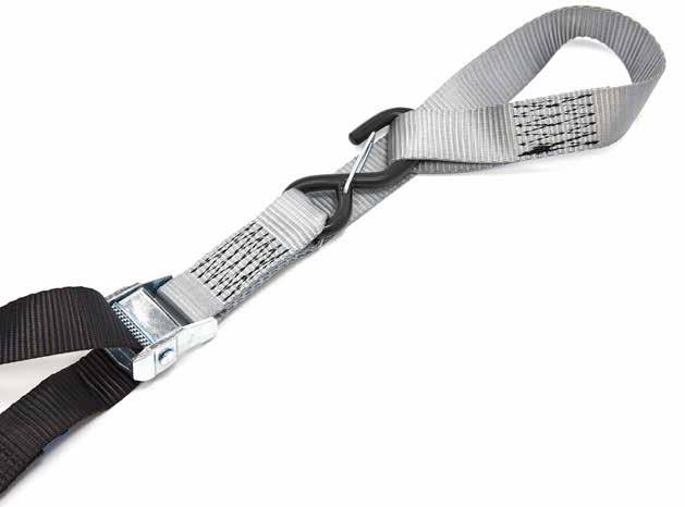 use Comes with handy carrying bag Load capacity: 300 dan Strap width: 35 mm Lashing capacity ratchet 750 dan Lashing capacity loops 500 dan Strap length: 180 cm Strap width: 25 mm Strap length: 180