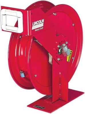 CODE 331 HOSE REELS 151 Heavy-Duty Series Quarter-inch thick steel welded base and roller outlet arm Pressure tested to insure a quality leak-free installation every time Backed by a five-year