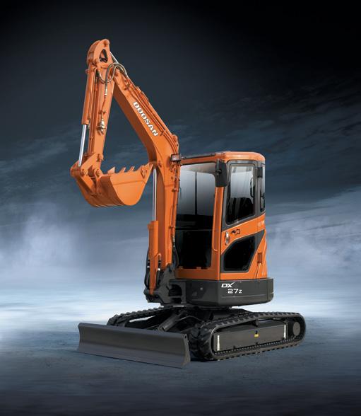 Comfort / As powerful, elaborate and small excavator, and provides greater