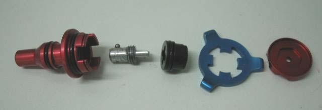 If needed, the rebound and TM dial assembly can be taken Appart and