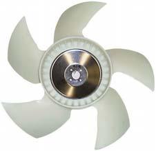 Second, a fan with curved blades reduces air resistance This advanced low noise design complies with the 2000 / 14 / EC, Stage II, directive effective in the European Union from 2006.
