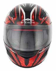 NEW Red A leading mid-range full face helmet, the Daisho HD188 shell is manufactured from advanced thermoplastic