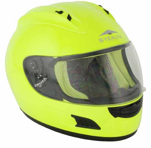 HOT NEW Yellow Fluoro The Stealth Slayer HD118 is a leading entry level full face