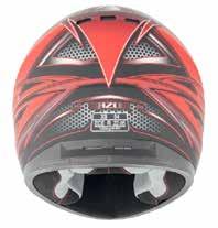 YOUTH g 1250 Grams Developed specifically for smaller head sizes, the Stealth Razor HD127 full face helmet incorporates a strong thermoplastic shell with a quick fastening ratchet buckle syste m.