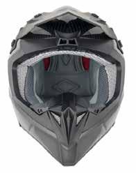 THE AERODYNAMICALLY STYLED SHELL IS MANUFACTURED FROM CARBON KEVLAR WITH A DUAL DENSITY EPS LAYER FOR OPTIMUM PROTECTION.