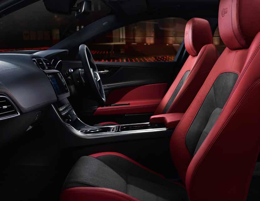 MAKE THE CONNECTION You connect with XE the moment you slide into the form hugging seats you sit low in a Jaguar.