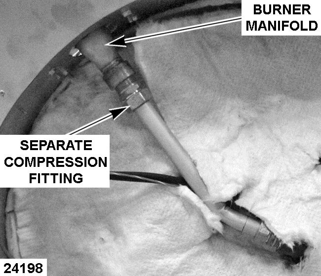K Series Gas Kettles 2/3 Jacketed Stationary and Tilting - REMOVAL AND REPLACEMENT OF PARTS Fig. 10 5. Remove piping from gas valve inlet and install on replacement valve.
