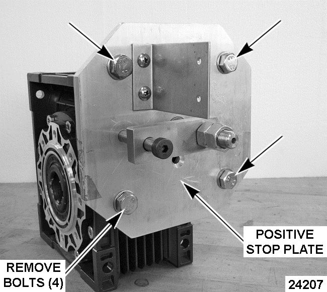Fig. 22 9. Reverse procedure to install replacement gear reducer. 10. Perform KETTLE TILT ADJUSTMENT - MANUAL TILTING MODELS to check for proper operation.