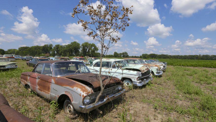 states will converge on Pierce, a town of about 1,800 in northeast Nebraska, for a two-day auction that will feature about 500 old cars and trucks, mostly Chevrolets that went unsold during the
