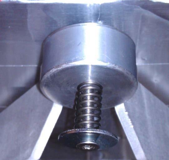 bed which will accept the threaded end of this screw.