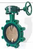 Butterfly valves 150-250 Designs; 2" to 24"; Ductile Iron Body; 2 Piece Low Profile Aluminum Bronze, SS or Ductile Disc; G/F Low