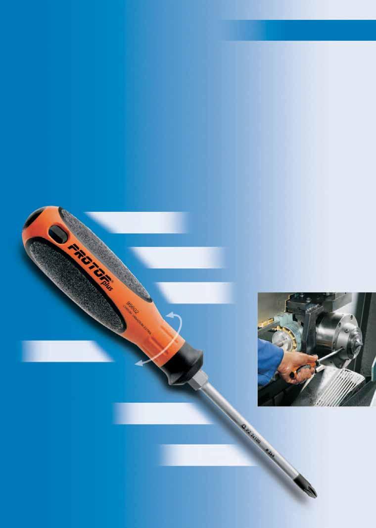 non-slip grip plus The gripping expert Three components in a multipurpose handle - this is characteristic for the series PROTOP PLUS. Its shape is triangular, but without edges.