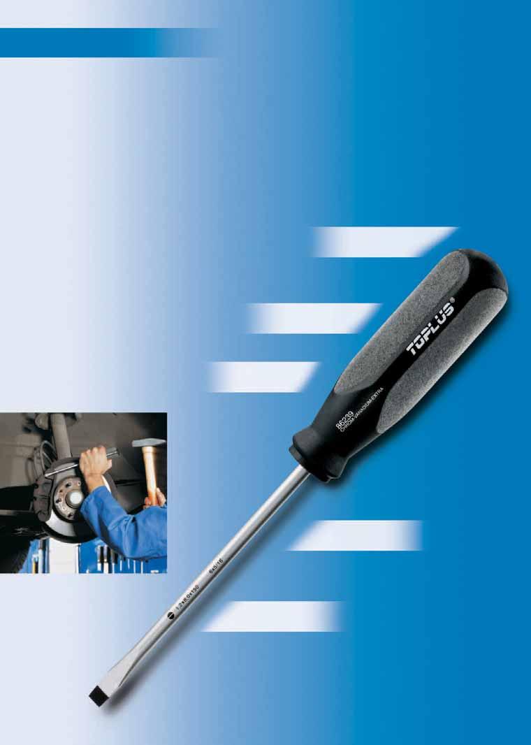 non-slip grip The strong one. The TOPLUS screwdriver ensures excellent results for difficult screw-driving work and the unscrewing of tightly seated screws.