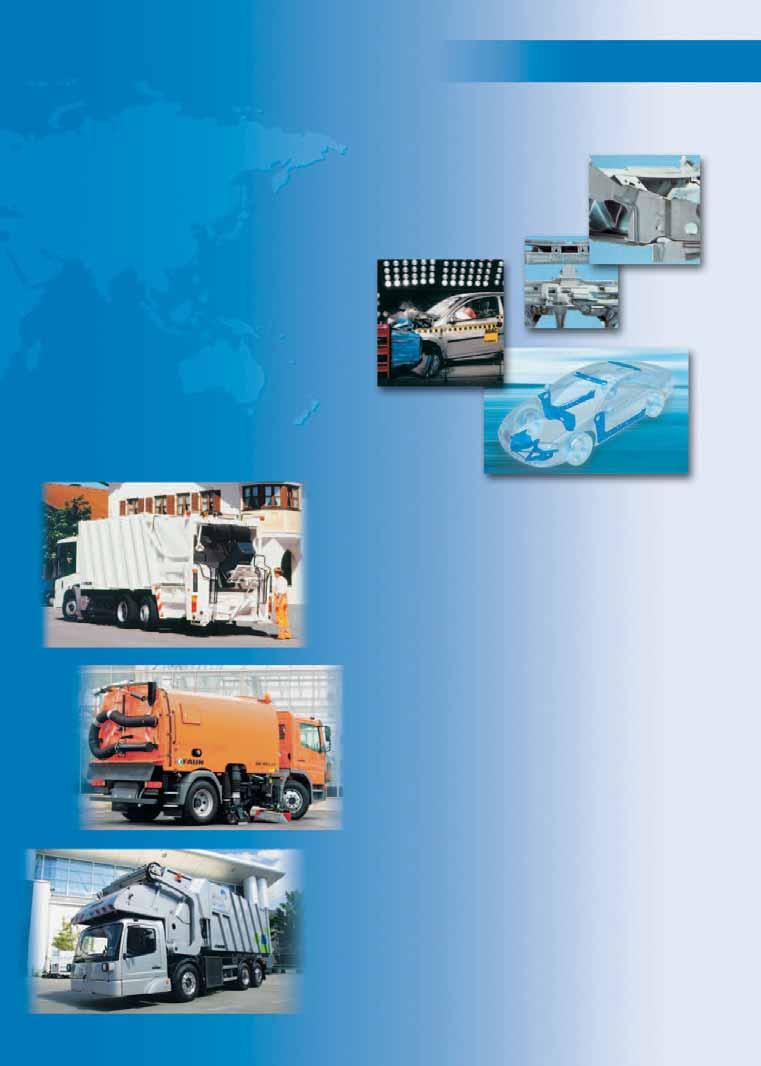 KIRCHHOFF AUTOMOTIVE Kirchhoff, being a development supplier, is also a partner to basic equipment suppliers for cars and trucks, of system suppliers and of companies in the non-automotive sectors.