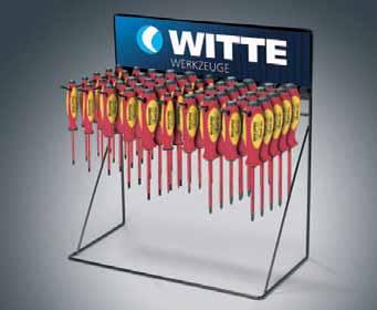 Displays for screwdrivers Display Stand without screwdrivers 50 s, 425 wide, 233 deep, 445 high