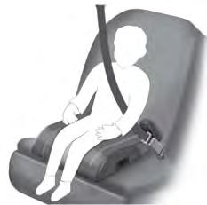 CHILD RESTRAINT POSITIONING WARNINGS Airbags can kill or injure a child in a child restraint. Never place a rear-facing child restraint in front of an active airbag.