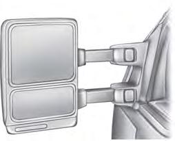 Windows and Mirrors Telescoping Mirrors (If Equipped) C E163061 This feature lets you extend the mirror about 3 in (75 mm). It is useful when towing a trailer.