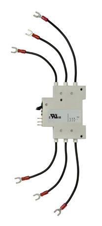 PLC fuse monitor for 30, 60 and 100 A switches Catalog numbers CCP2-PLC-IND (30/60 A switches) CCP2-PLC-100 (100 A switches) A resettable three-phase fuse monitor that integrates with the I/O card in