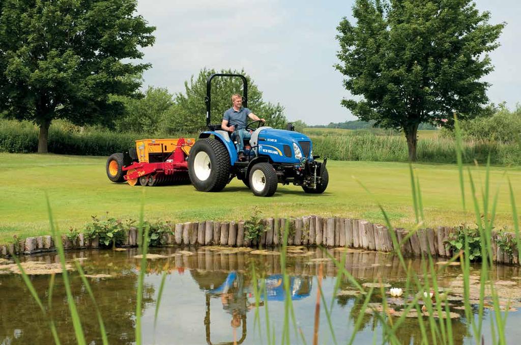 Boomer 30 and 35 models can be specified with a 12 forward and 12 reverse speed mechanical transmission, the larger Boomer 40 and 50 offering a 16 forward and 16 reverse speed transmission in