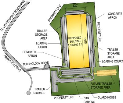 200 TECHNOLOGY DRIVE CENTERPOINT COMMERCE & TRADE PARK EAST JENKINS TOWNSHIP, PA SITE PLAN 1,038,500 SF SITE PLAN 456,000 SF - 775,000 SF Information shown is purported to be from reliable sources.