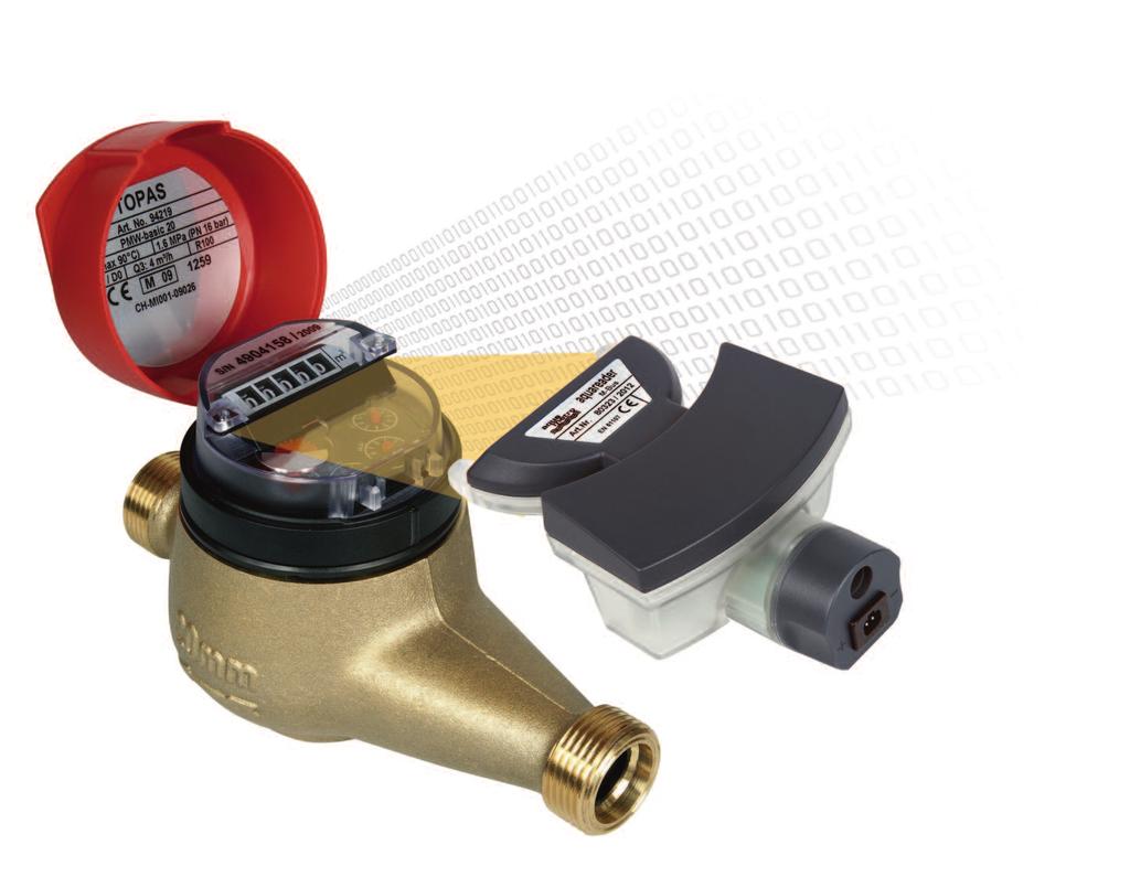 TOPAS PMW-basic Hot water meter Swiss Made Applications The TOPAS PMW-basic product line covers a wide range of applications in hot water measurement.