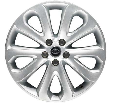 Silver Finish LR037742 20-inch 5-Split-Spoke Alloy Wheel
